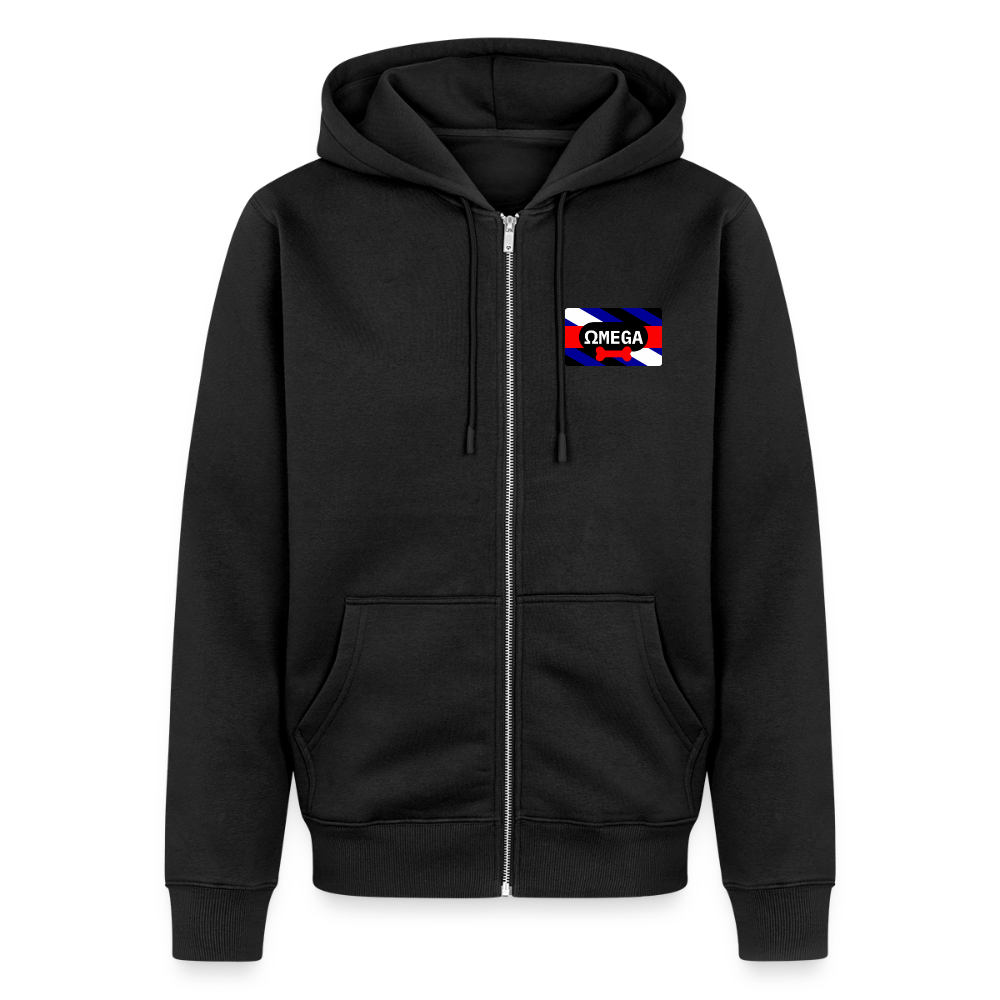 OMEGA Puppy Flag | Puppy Kink Pride | Premium Kapuzenjacke - Schwarz