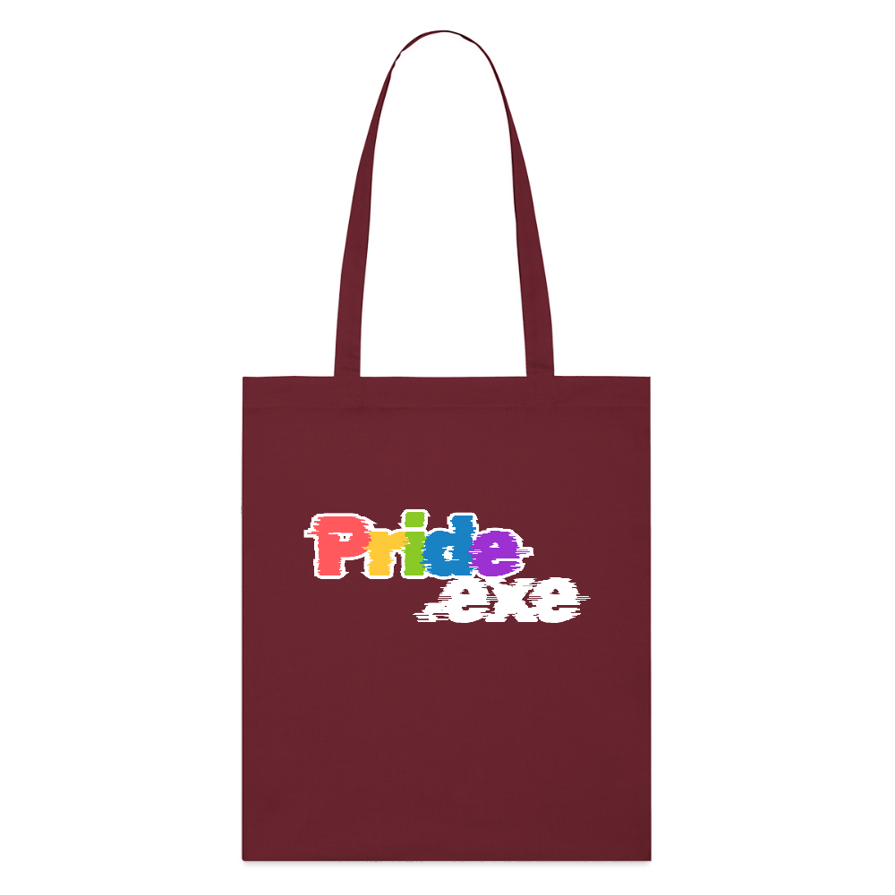 Pride.exe | Pride Bio-Stoffbeutel - Burgunderrot