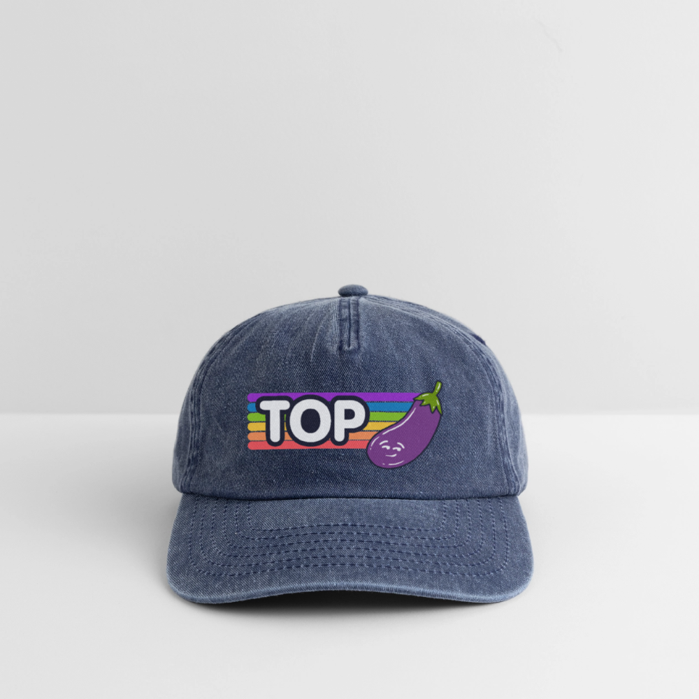 Top Gay | Pride Vintage Cap - Vintage Denim