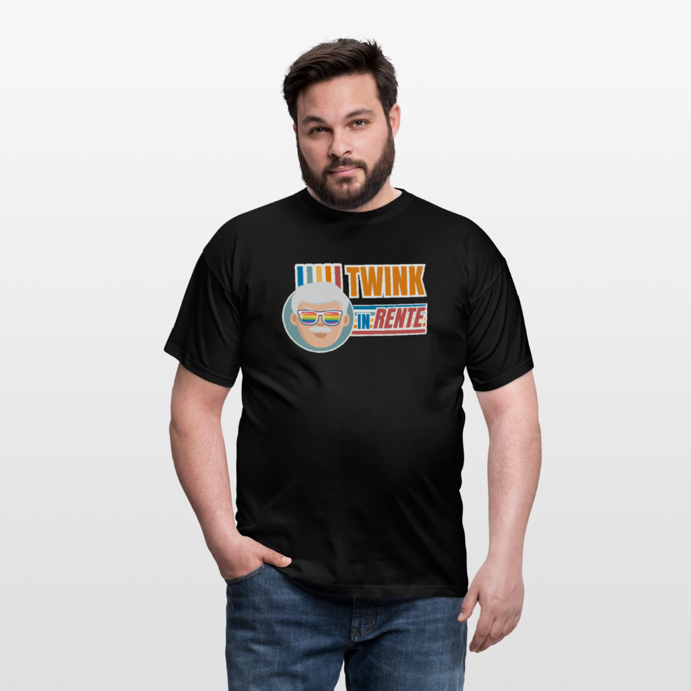 Twink in Rente! | Pride T-Shirt - Schwarz