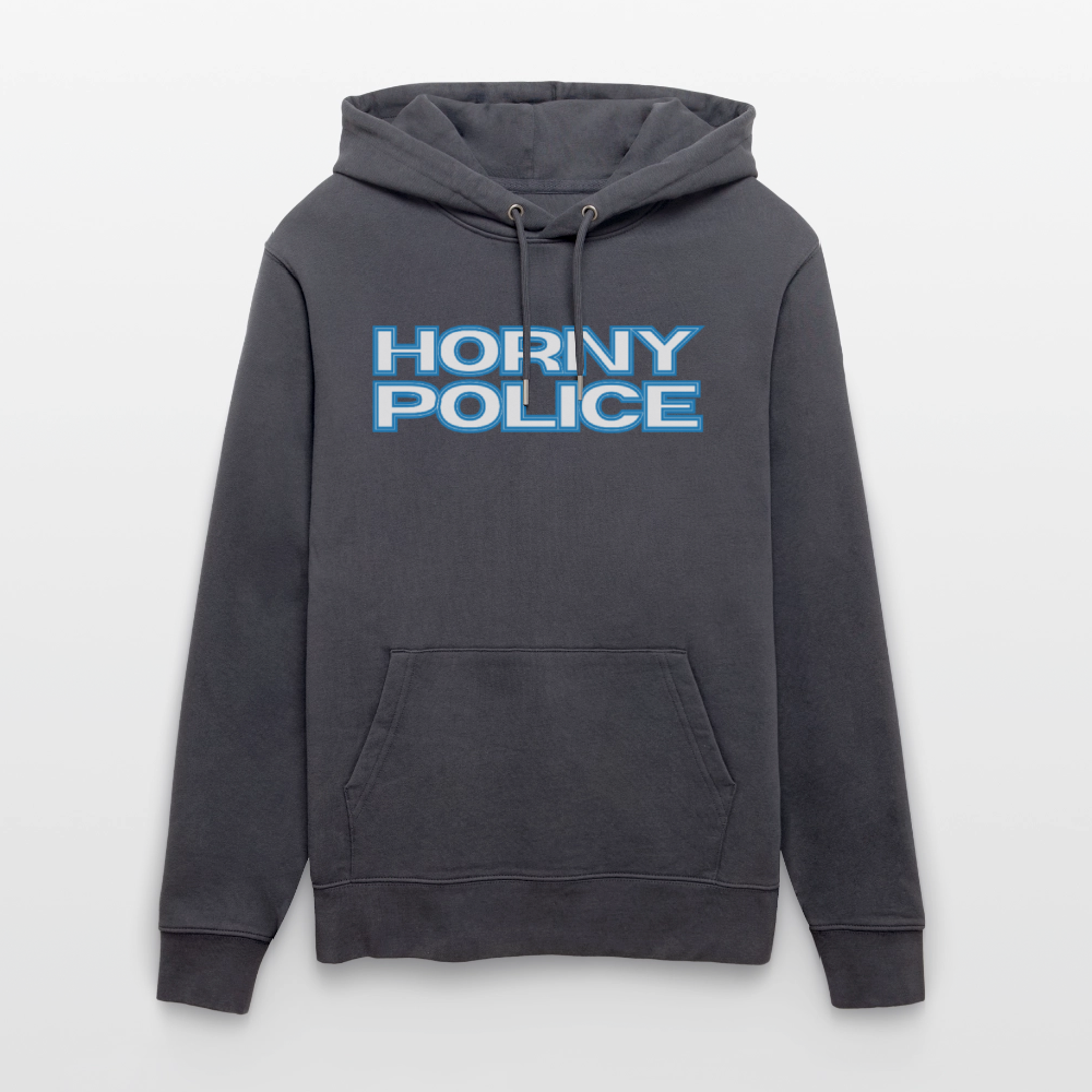 HORNY POLICE | Kink Fetish Pride Bio-Hoodie Unisex - Indigoblau
