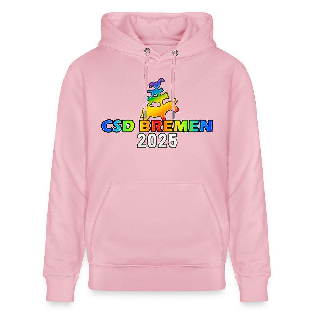 CSD Bremen 2025 Pride Unisex Bio-Hoodie - Hellrosa