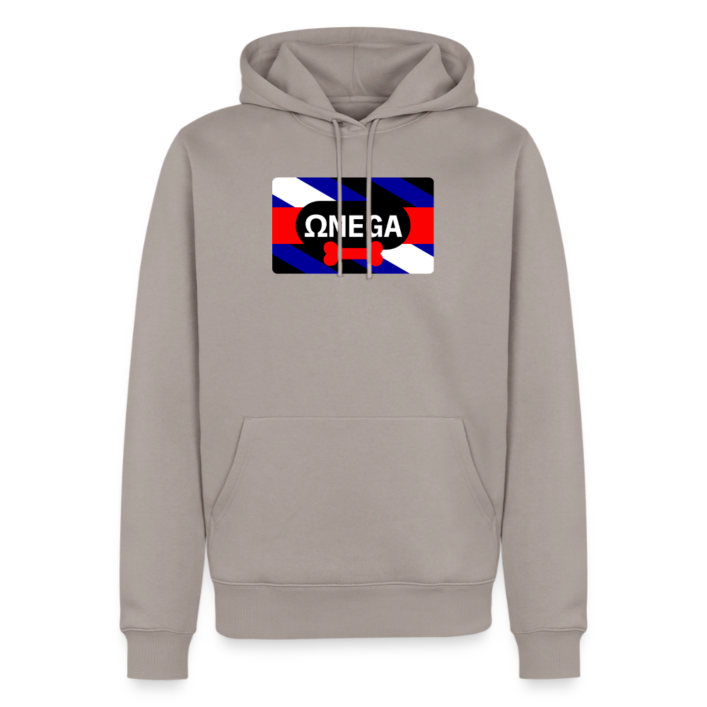 OMEGA Puppy Flag | Puppy Kink Pride Bio-Hoodie Unisex - Taupe