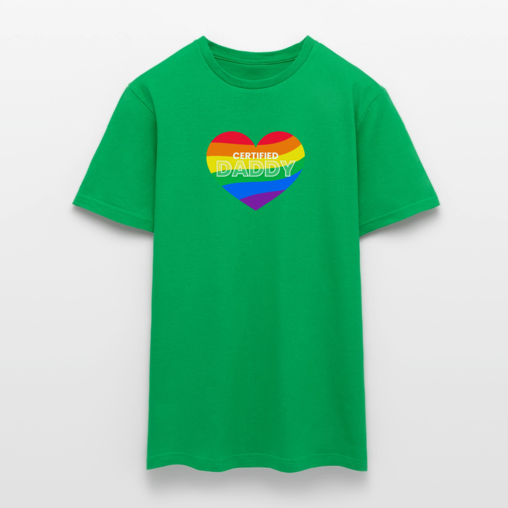 CERTIFIED DADDY | Kink Fetish Pride T-Shirt - Kelly Green