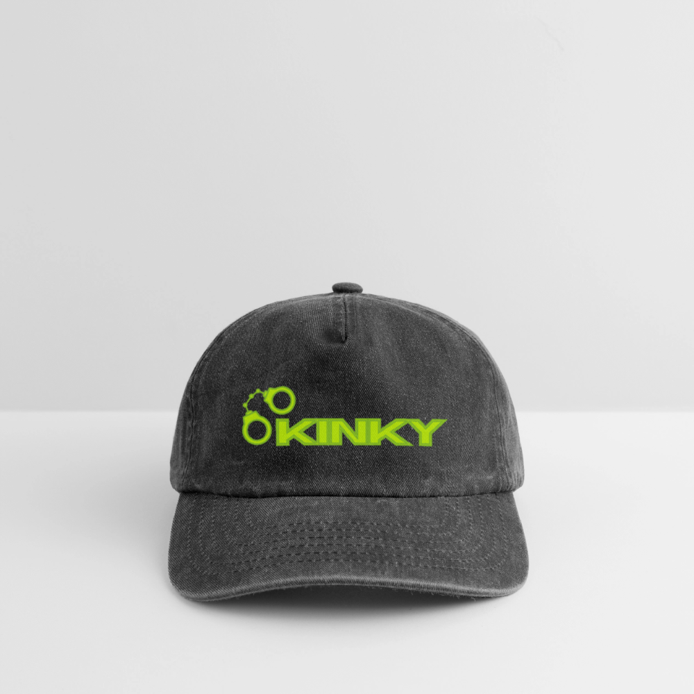 KINKY | Kink Fetish Pride Vintage Cap - Vintage Schwarz