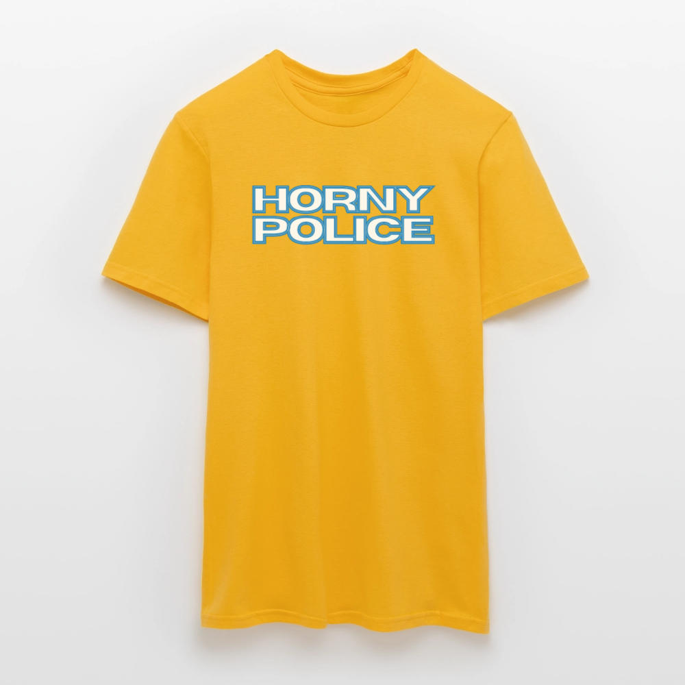 HORNY POLICE | Kink Fetish Pride T-Shirt - Gelb