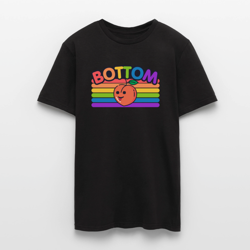 Gay Bottom | Pride T-Shirt - Schwarz