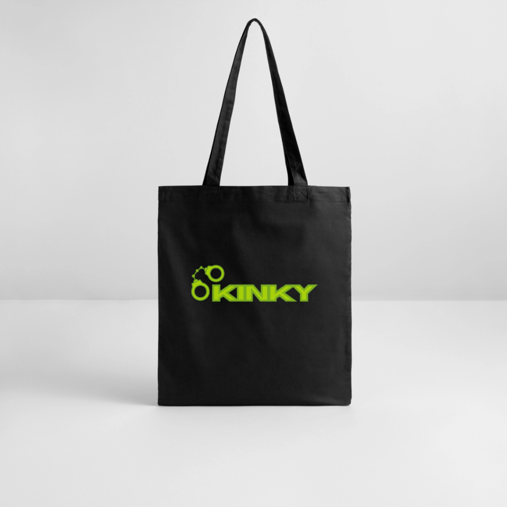 KINKY | Kink Fetish Pride Bio-Stoffbeutel - Schwarz
