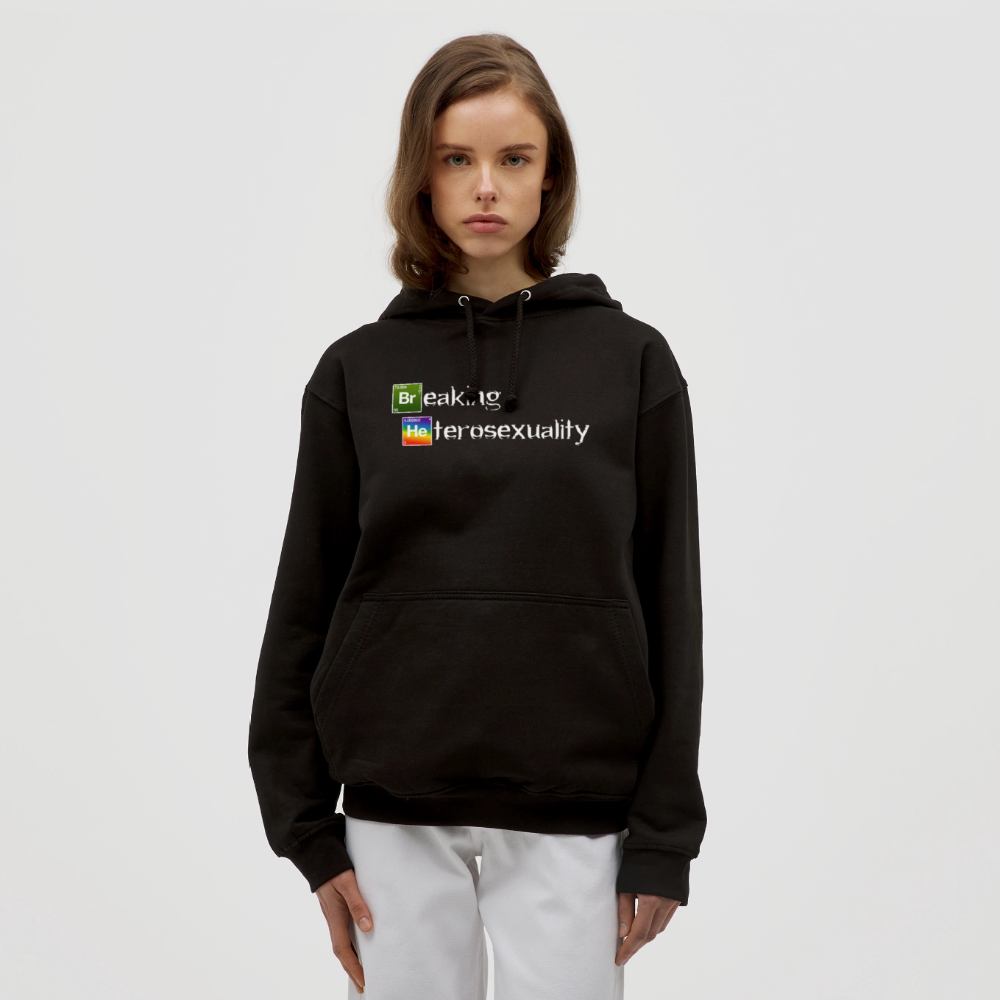 Breaking Heterosexuality Unisex Hoodie - Schwarz