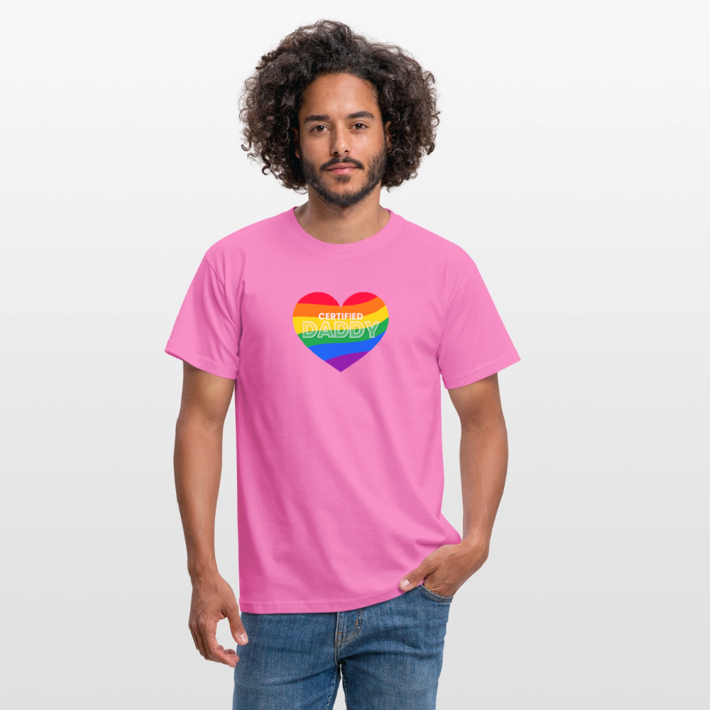CERTIFIED DADDY | Kink Fetish Pride T-Shirt - Pink