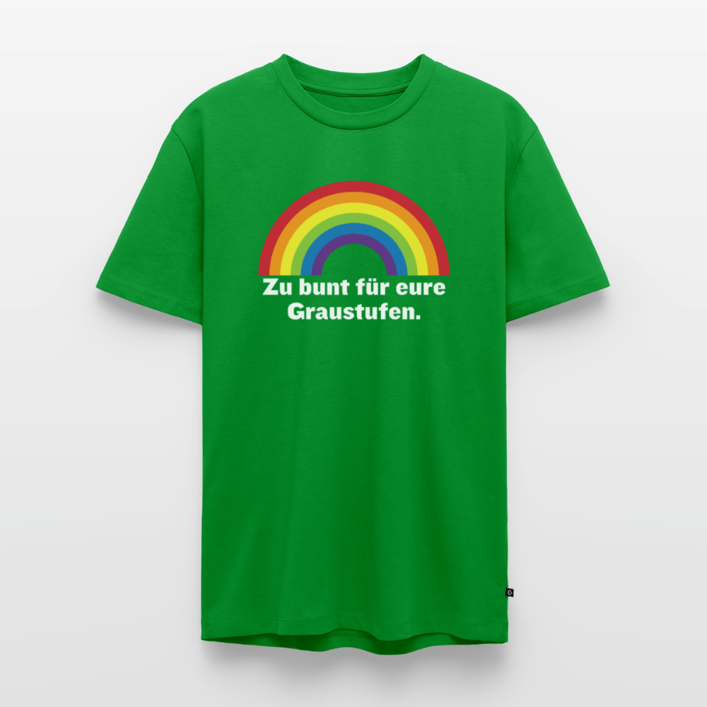 Zu bunt für eure Graustufen Premium Pride T-Shirt - Grün