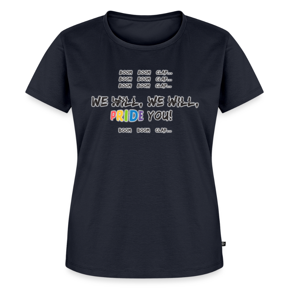 We Will PRIDE You! T-Shirt - tailliert (dunkel) - Navy