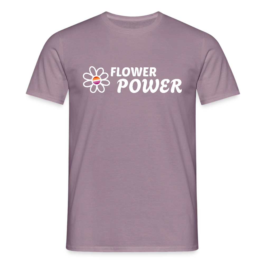 Flower Power! | Lesbian Pride T-Shirt - Lilagrau