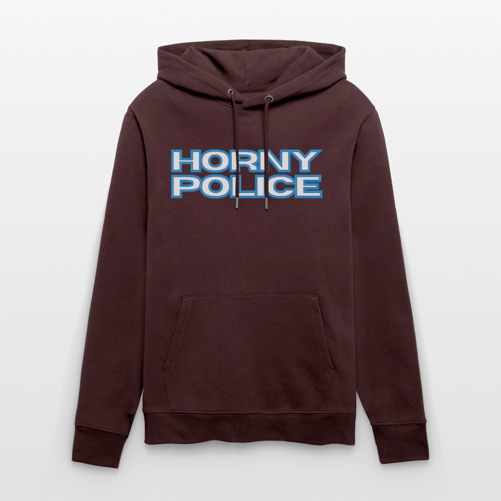 HORNY POLICE | Kink Fetish Pride Bio-Hoodie Unisex - Maroon