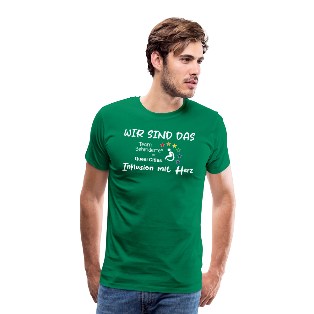 Team Behinderte – Inklusion mit Herz | Solidaritäts-Shirt - Kelly Green