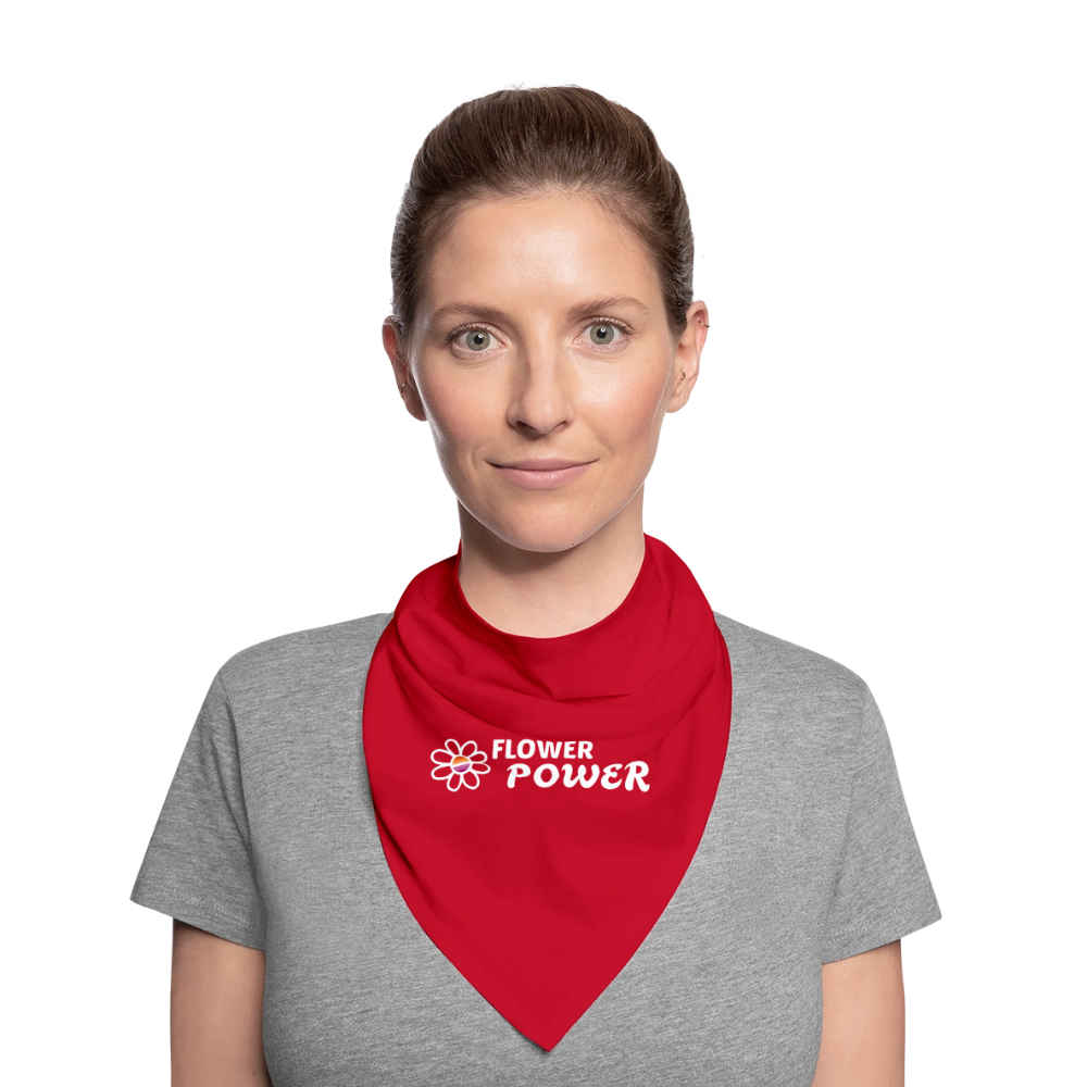 Flower Power! | Lesbian Pride Bandana - Rot