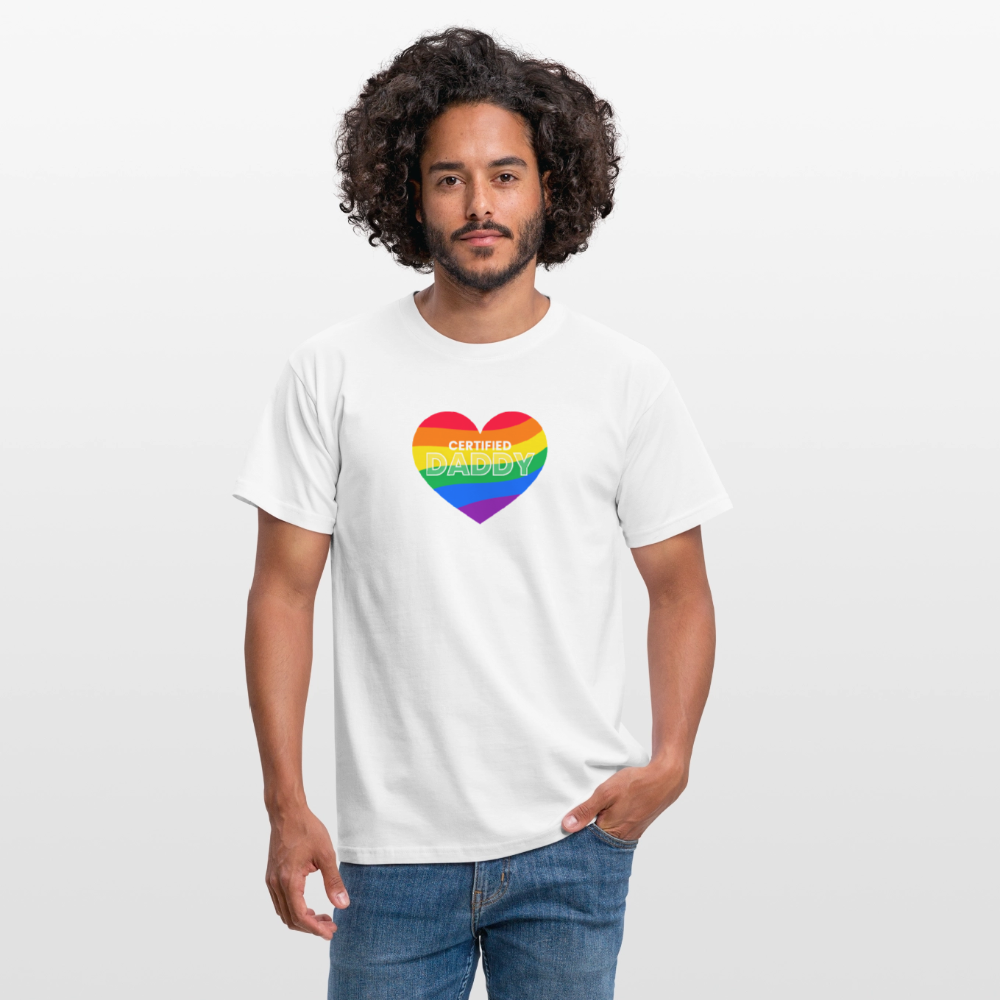 CERTIFIED DADDY | Kink Fetish Pride T-Shirt - Weiß