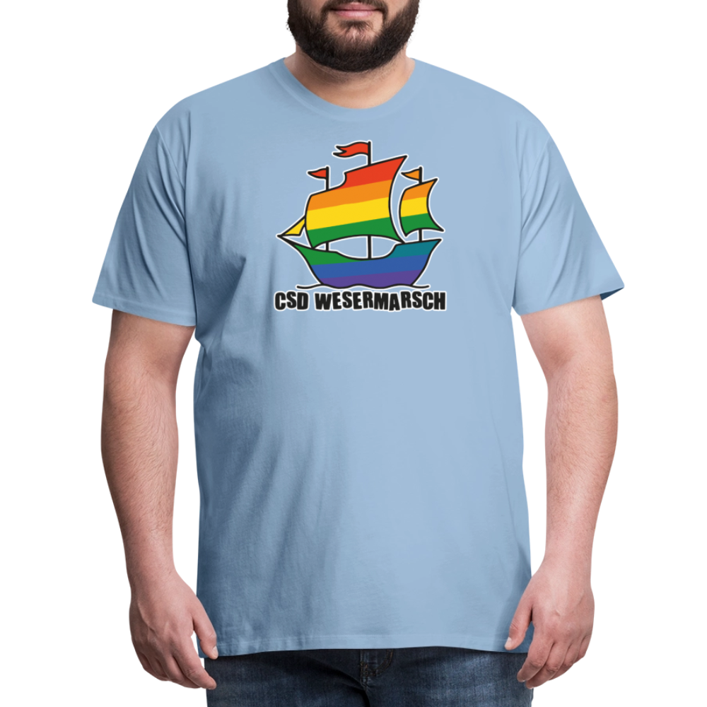 CSD Wesermarsch Premium T-Shirt - Sky