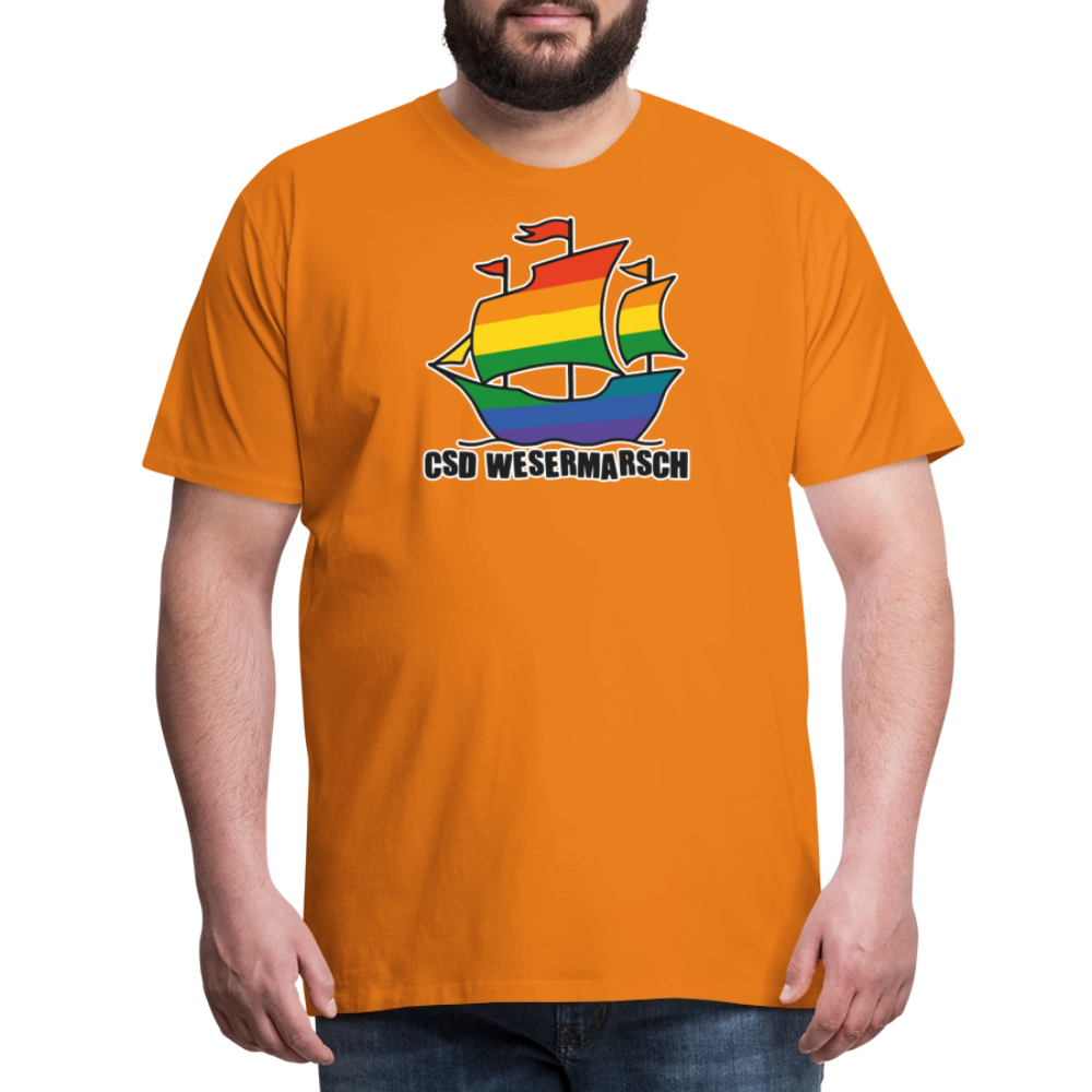 CSD Wesermarsch Premium T-Shirt - Orange