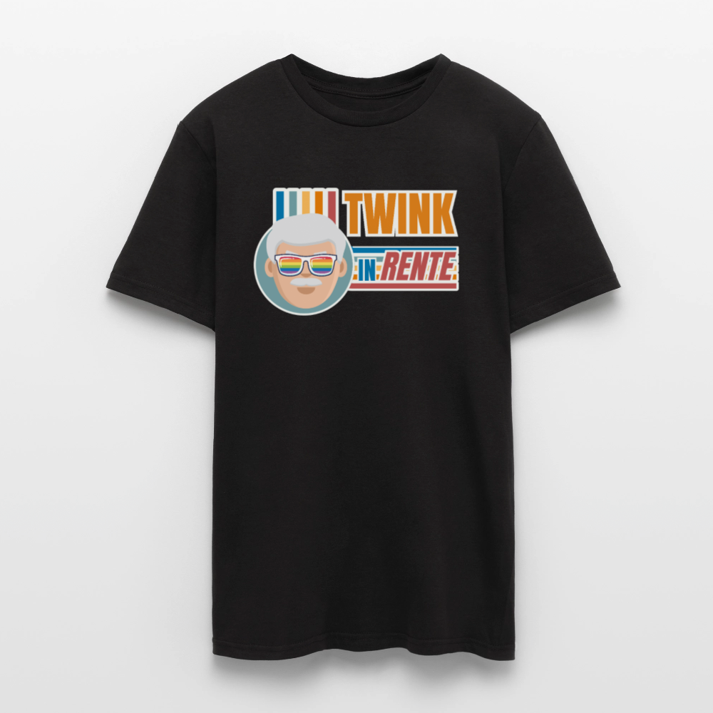 Twink in Rente! | Pride T-Shirt - Schwarz