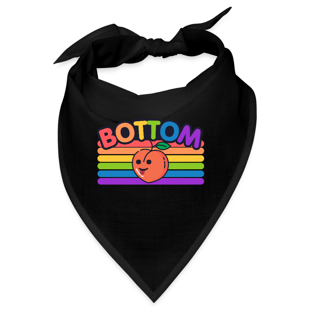 Bottom Gay | Pride Bandana - Schwarz