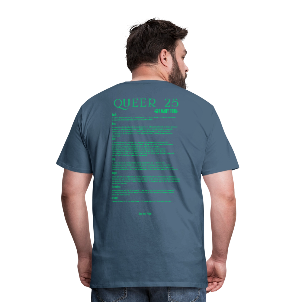 PRIDE Must Go On T-Shirt Germany Tour 2025 (grau) - Blaugrau