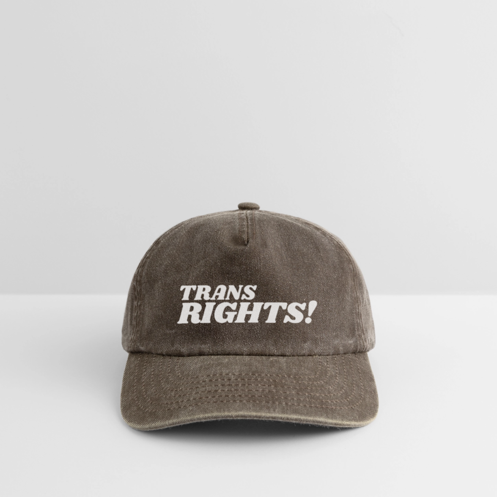 Trans Rights! | Pride Vintage Cap - Vintage Braun