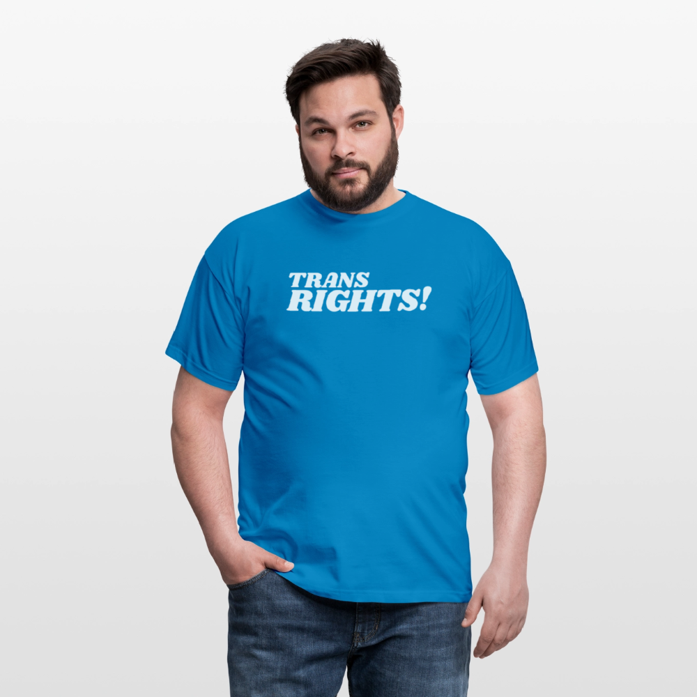 Trans Right! | Pride T-Shirt - Royalblau