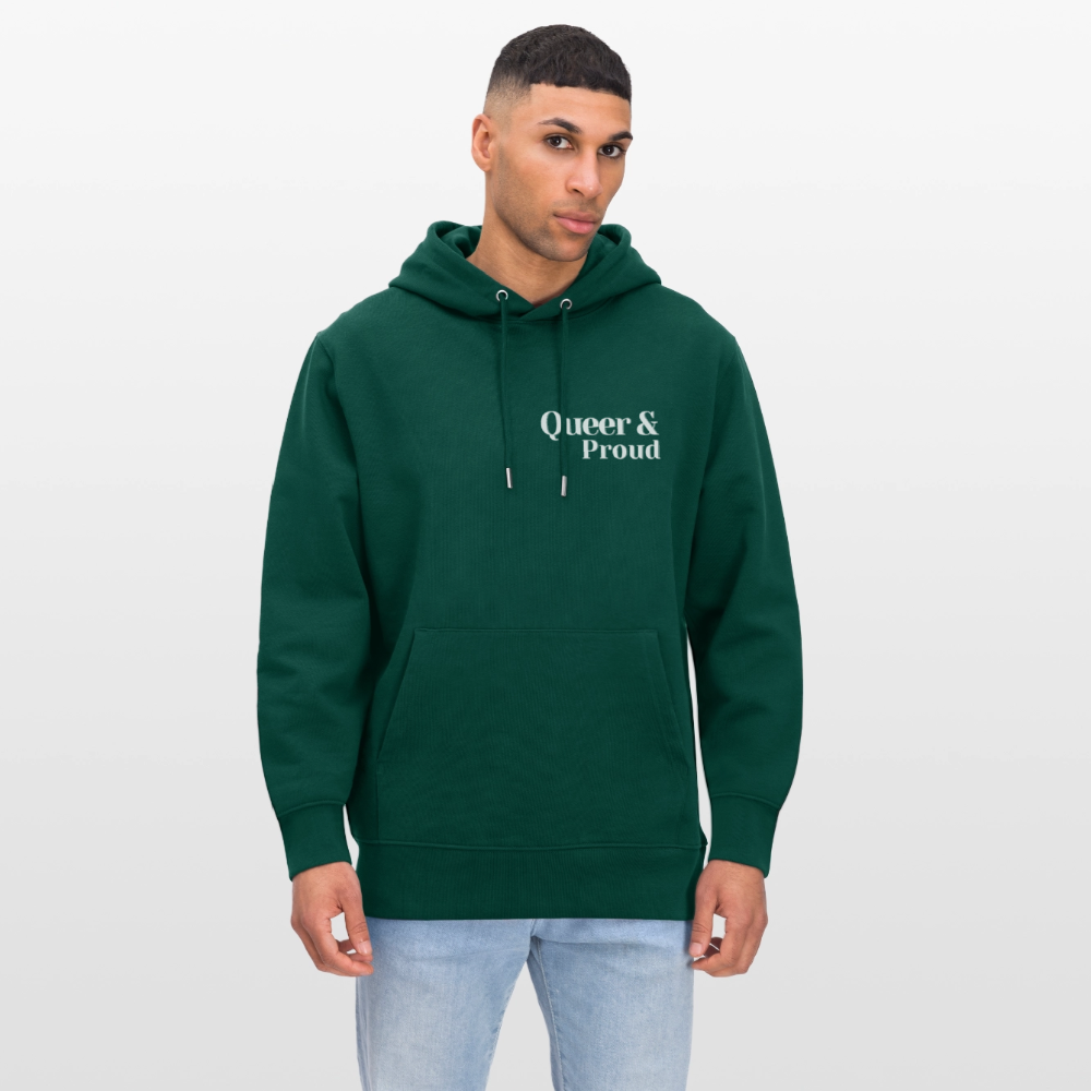 Queer & Proud | Pride Bio-Hoodie Unisex - Forest