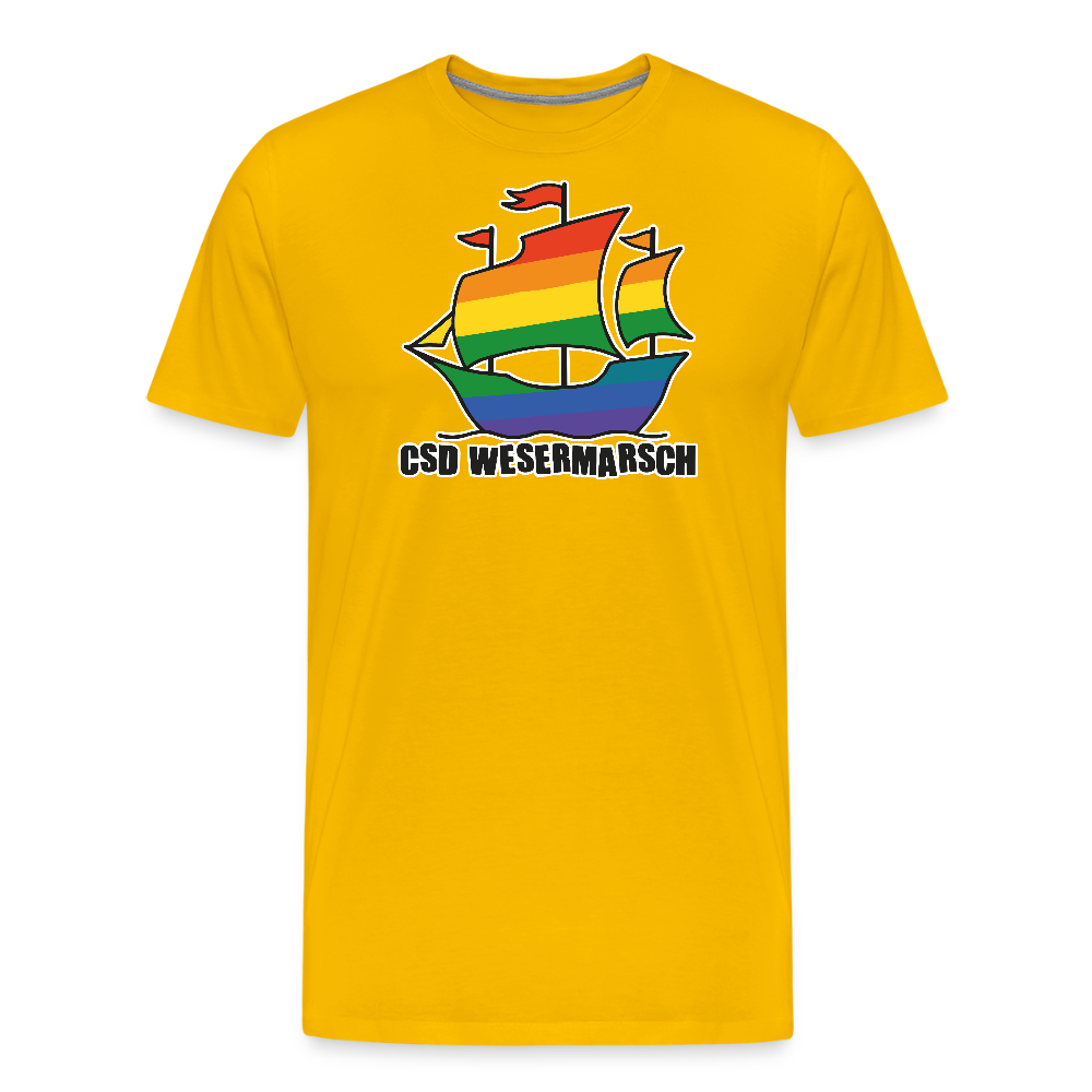 CSD Wesermarsch Premium T-Shirt - Sonnengelb
