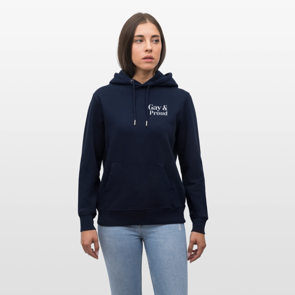 Gay & Proud | Pride Bio-Hoodie Unisex - Navy