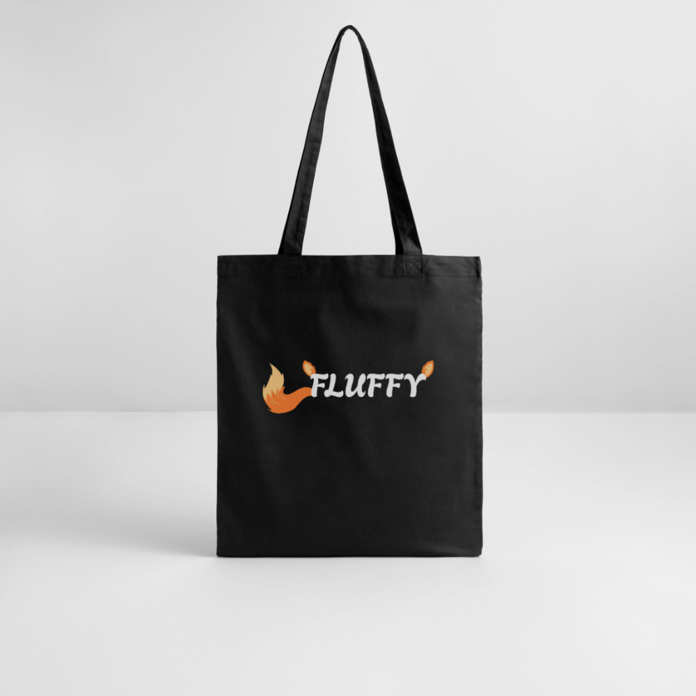 FLUFFY | Furry Pride Bio-Stoffbeutel - Schwarz