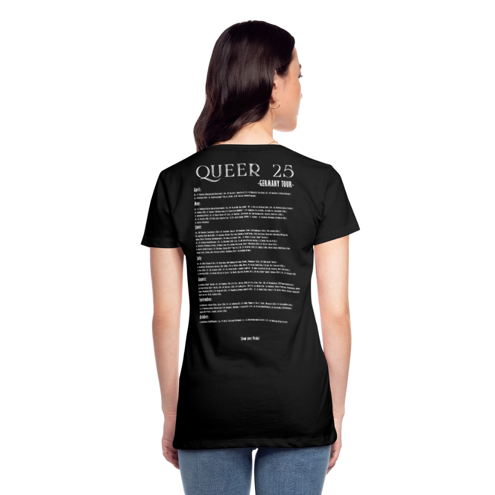 PRIDE Must Go On T-Shirt Germany Tour 2025 - tailiert (schwarz) - Schwarz