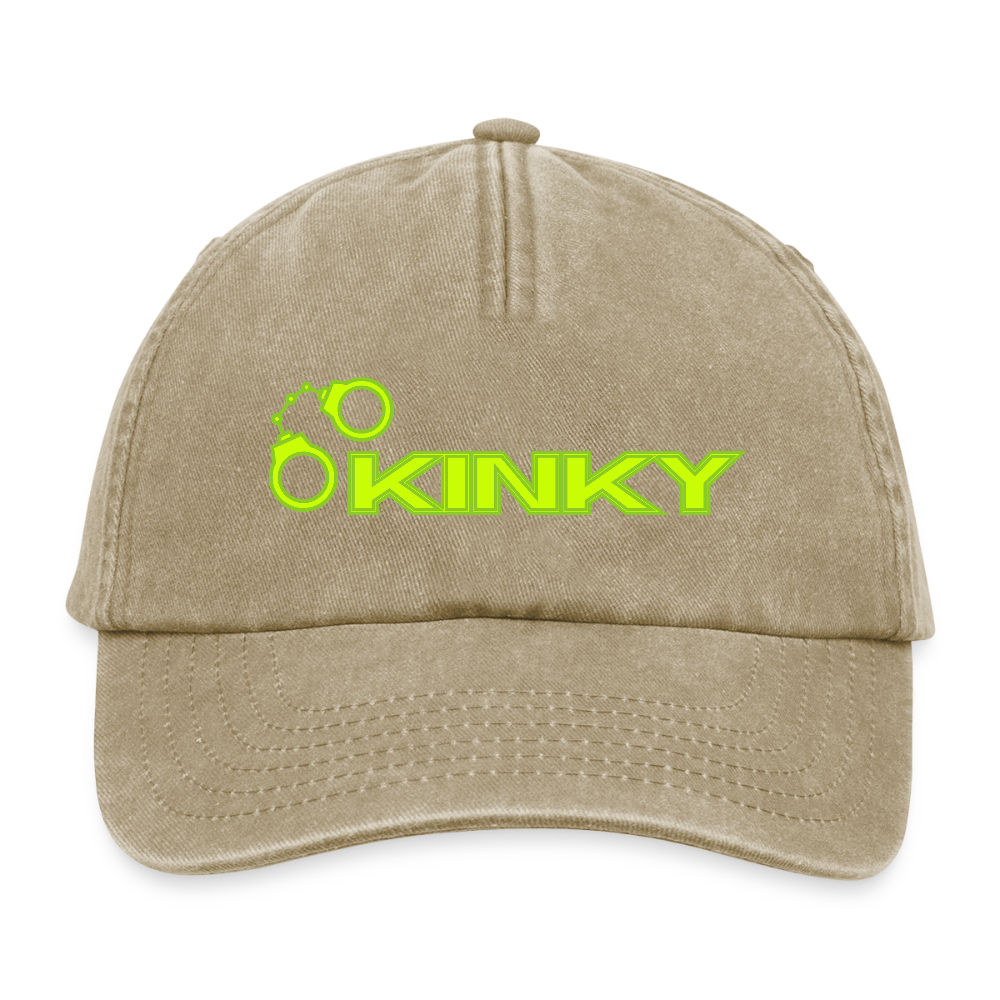 KINKY | Kink Fetish Pride Vintage Cap - Vintage Beige