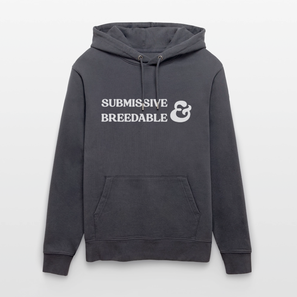 Submissive & Breedable | Kink Fetish Pride Bio-Hoodie Unisex - Indigoblau