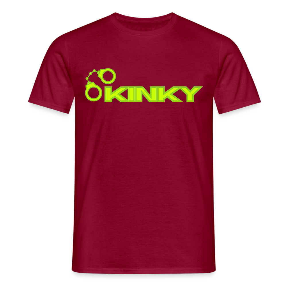 KINKY | Kink Fetish Pride T-Shirt - Ziegelrot