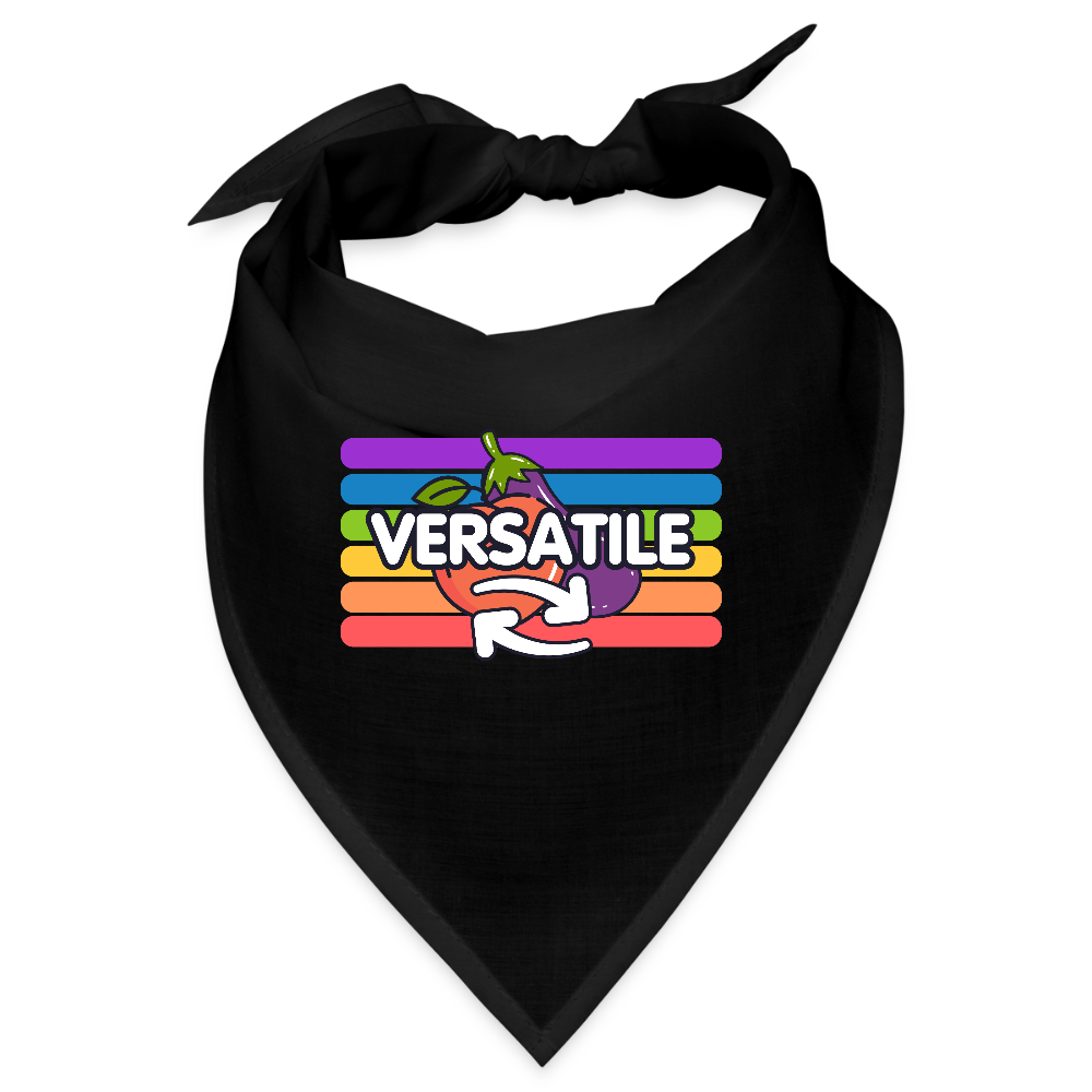 Versatile Gay | Pride Bandana - Schwarz