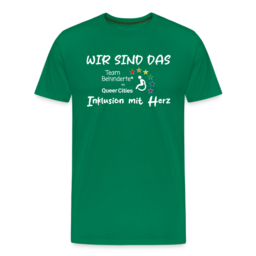 Team Behinderte – Inklusion mit Herz | Solidaritäts-Shirt - Kelly Green