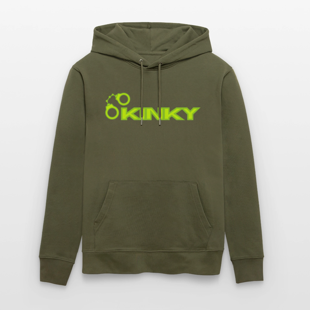 KINKY | Kink Fetish Pride Bio-Hoodie Unisex - Khaki Grün