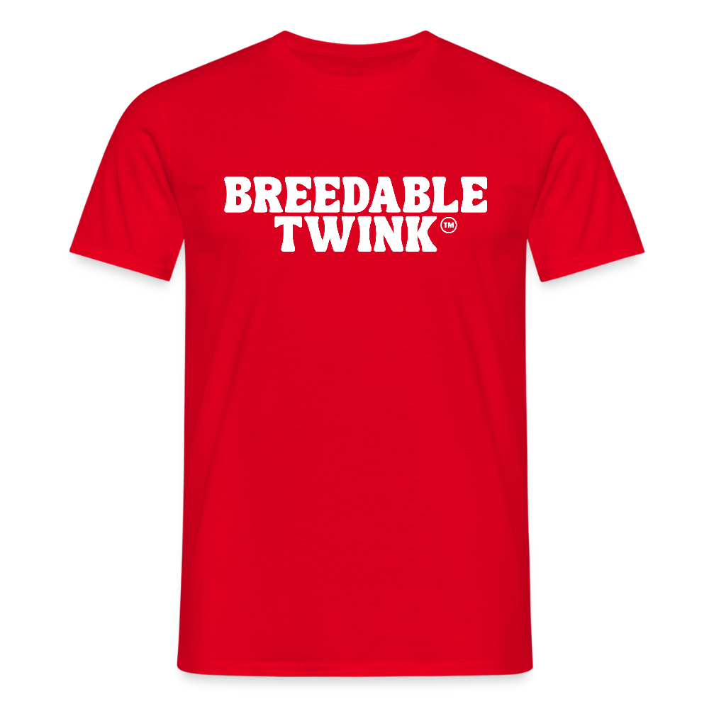 Breedable Twink™ | Kink Fetish Pride T-Shirt - Rot