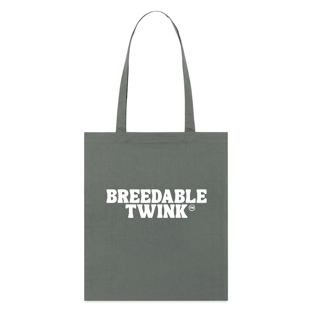 Breedable Twink™ | Kink Fetish Pride Bio-Stoffbeutel - Anthrazit
