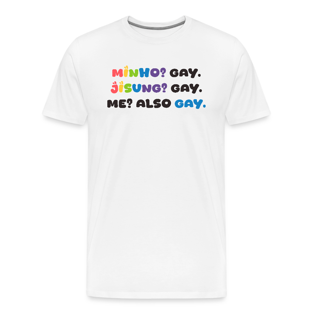 Minsung - Minho & Jisung - Pride T-Shirt - Weiß