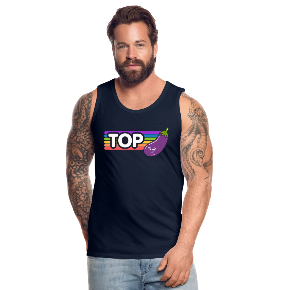 Top Gay | Pride Premium Tank Top - Navy