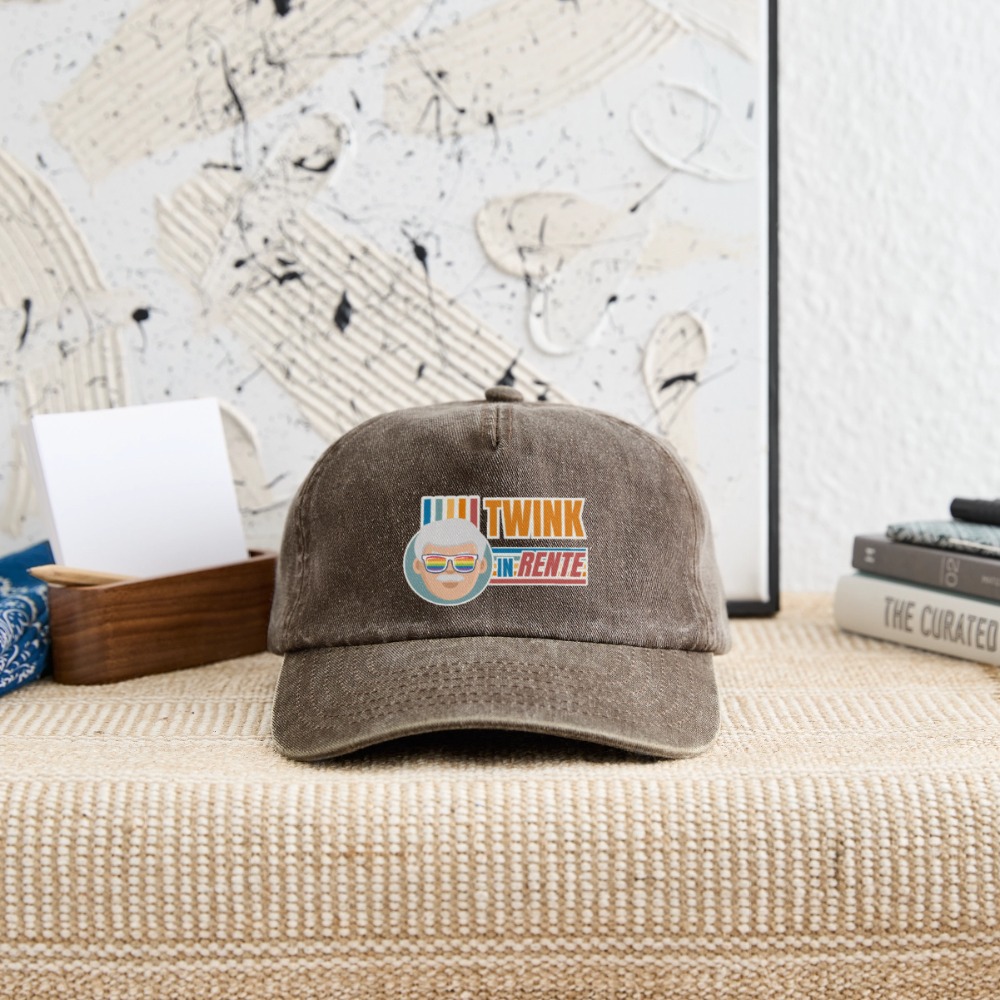 Twink in Rente! | Pride Vintage Cap - Vintage Braun