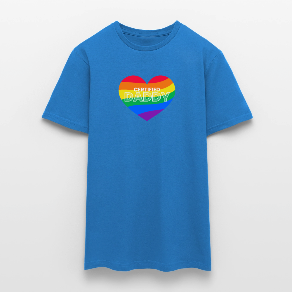 CERTIFIED DADDY | Kink Fetish Pride T-Shirt - Royalblau