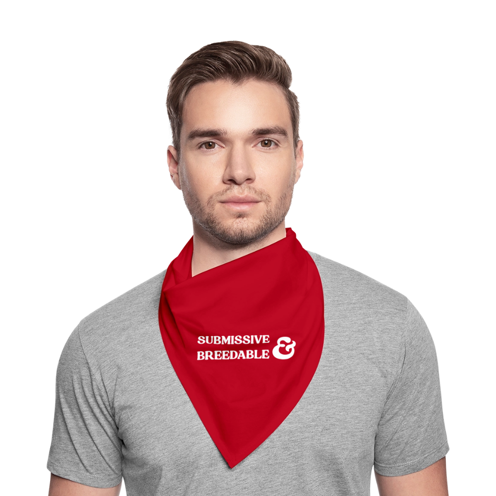 Submissive & Breedable | Kink Fetish Pride Bandana - Rot