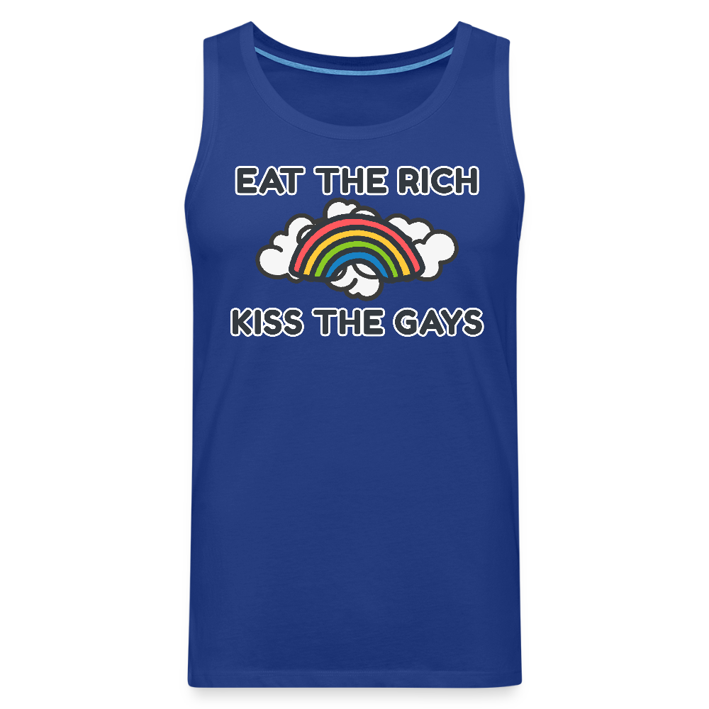 Eat the Rich, Kiss the Gays! Premium Tank Top - Königsblau