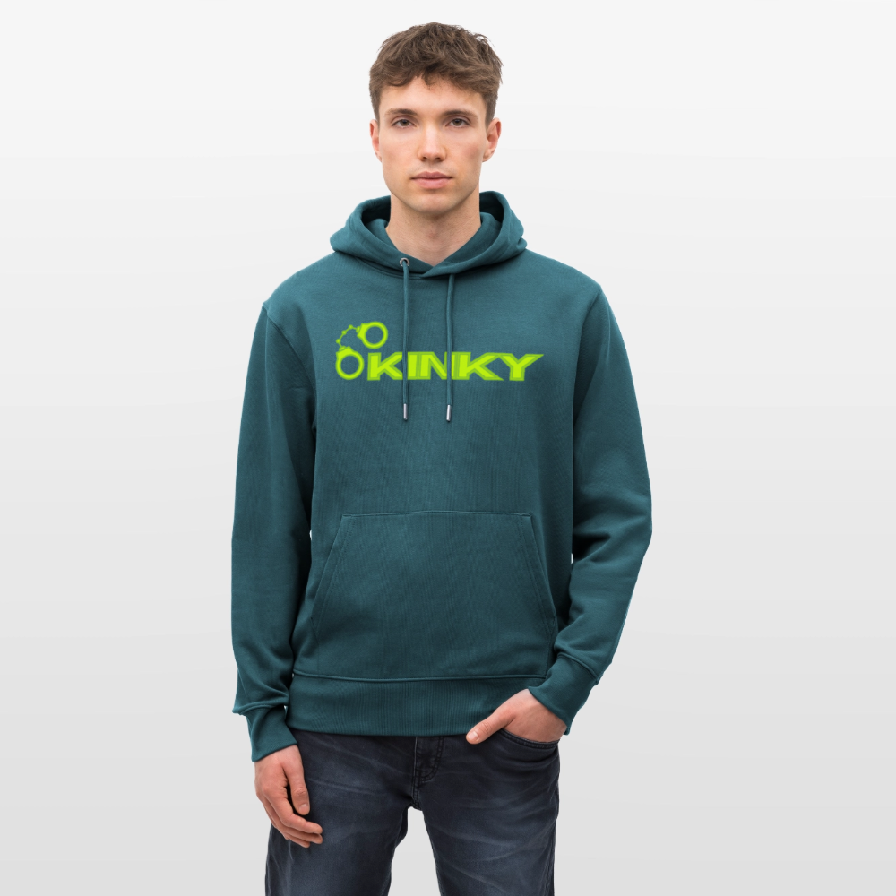 KINKY | Kink Fetish Pride Bio-Hoodie Unisex - Dunkles Petrol