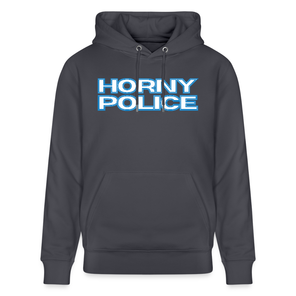 HORNY POLICE | Kink Fetish Pride Bio-Hoodie Unisex - Indigoblau