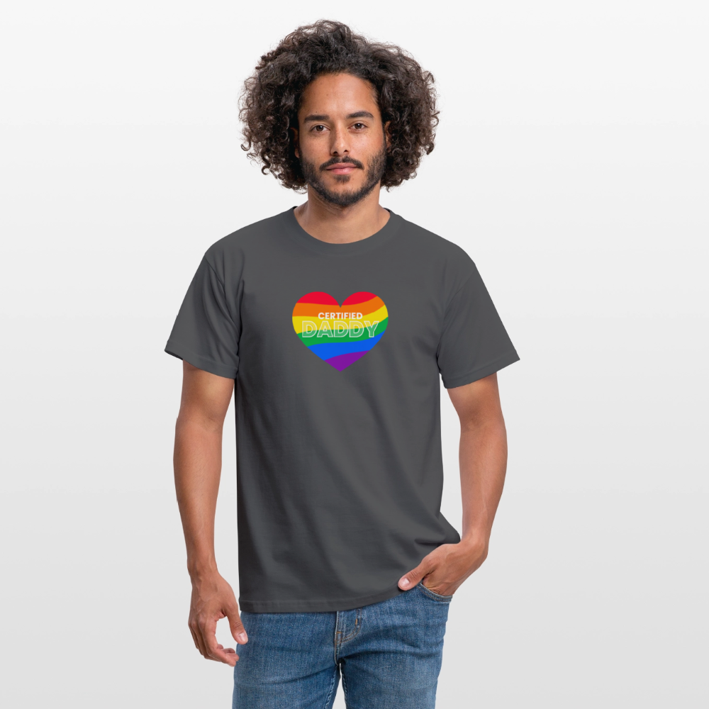CERTIFIED DADDY | Kink Fetish Pride T-Shirt - Anthrazit